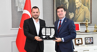 Trabzonspor Başkanı Ertuğrul Doğan, Başkan Kaya'yı Ziyaret Etti