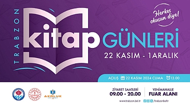Trabzon Kitap Günleri 22 Kasım'da Başlıyor