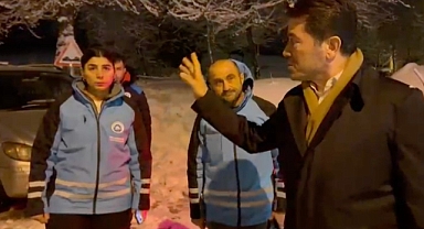 Başkan Kaya, Karla Mücadele Çalışmalarını Denetledi