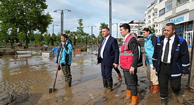Ortahisar Belediyesi Sel Sonrası Mağduriyetleri Gidermek İçin Seferber Oldu