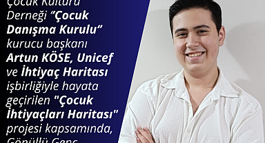 Giresunlu Artun Köse, UNICEF Desteğindeki Projede Görev Aldı!