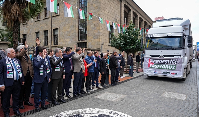 Trabzon'dan Gazze'ye Yola Çıkan Yardım Tırları İnsanlığa Umut Oluyor