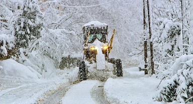 Giresun Belediyesi'nden Kar Mesaisi