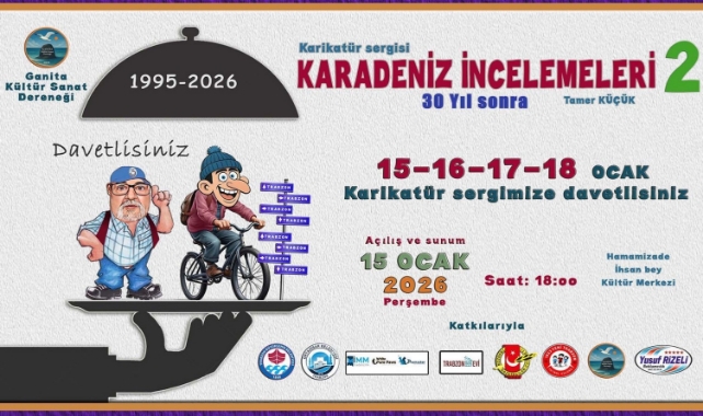 Trabzonlu Karikatürist Tamner Küçük'ün 