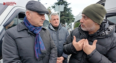 Haluk Batmaz Trabzon'daki Dolmuş Krizini Yerinde İnceledi