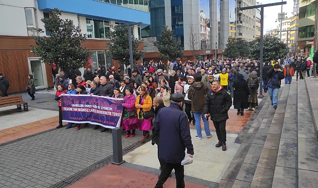 Trabzon Emek ve Demokrasi Platformu ABD ve İsrail'i Protesto Etti