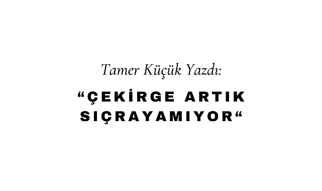 Çekirge Artık Sıçrayamıyor