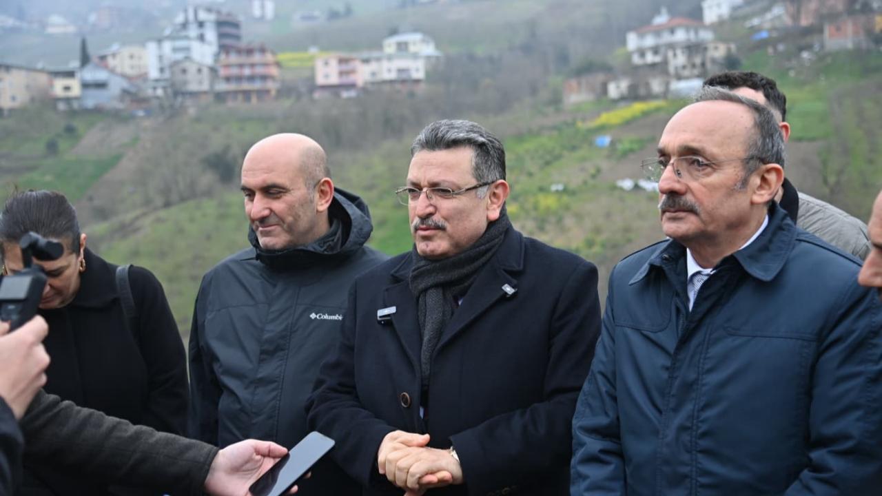 Başkan Genç Düzköy'deki Çalışmaları Yerinde İnceledi