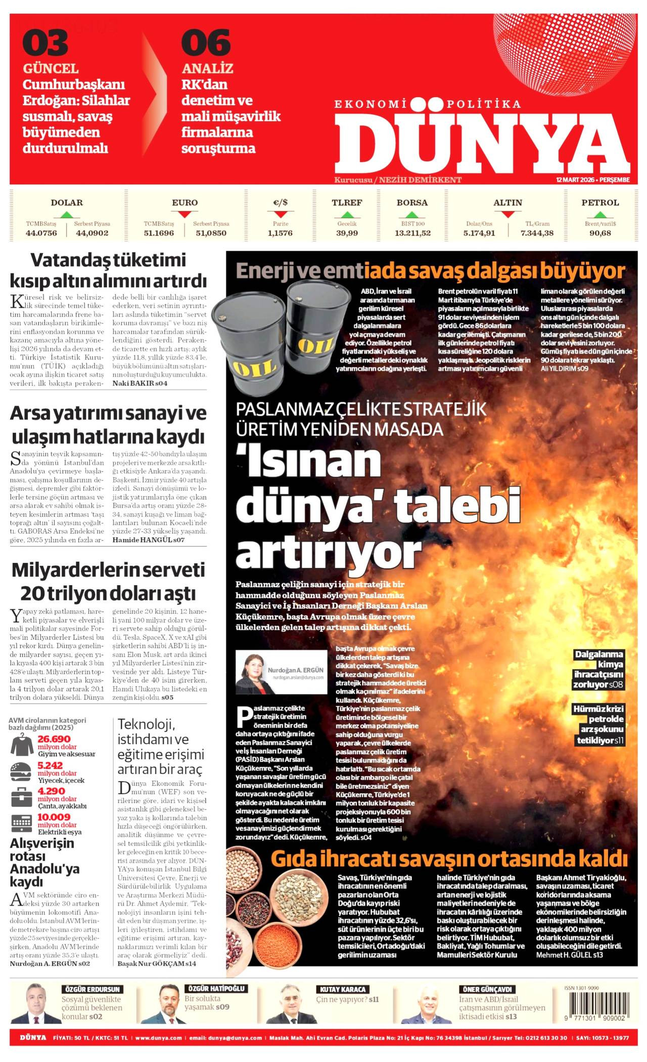 Dünya Gazete Manşeti