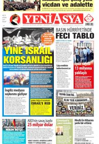 Yeni Asya Gazetesi Gazete Manşeti