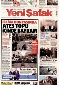 Yeni Şafak Gazete Manşeti